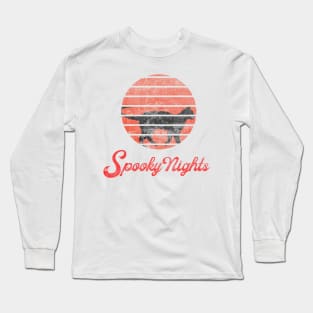 Spooky Nights Halloween Cat Long Sleeve T-Shirt